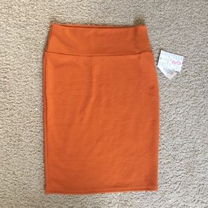 Orange Size Small Cassie LuLaRoe Skirt